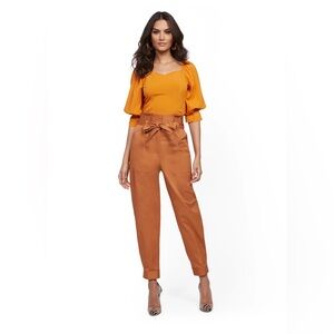 NY&Co paper bag waist pants